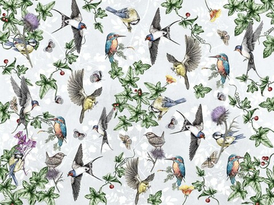 Дизайнерские обои Wall Street Botanica