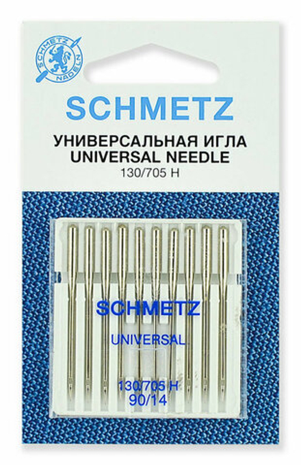 Иглы универсальные Schmetz 130/705H № 90, уп.10 игл