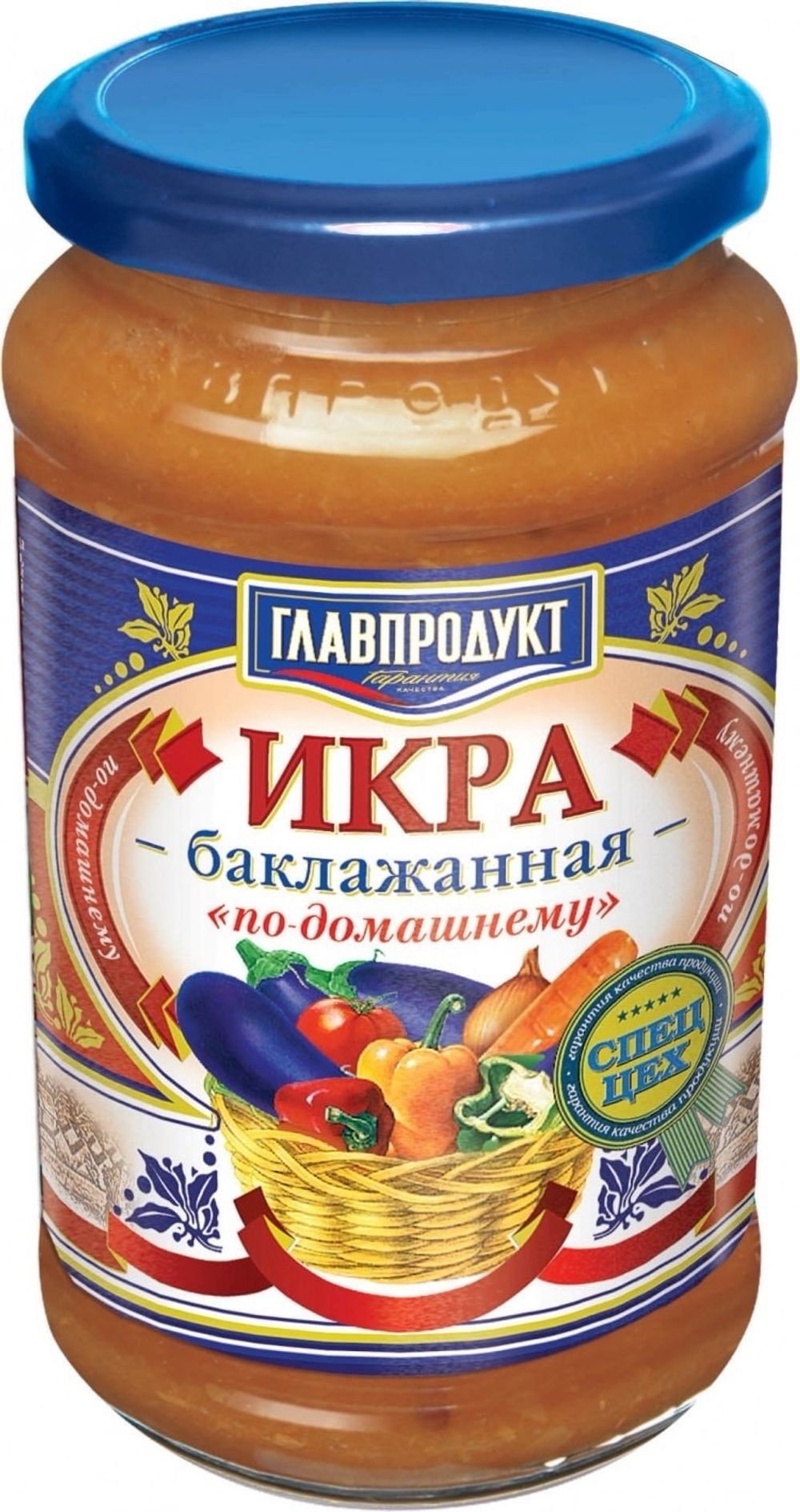 Икра "ГЛАВПРОДУКТ" баклажанная 450г
