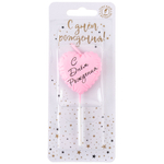 Свеча Сердце, Воздушный шар, на шпажке