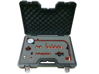 Тестер компрессии дизельного двигателя19пр. (М18х1.5мм, М24х2.0мм, М24х1.5мм, М10х1.0х68мм, М10х1.25х54мм, М10х1.25х68мм,М12х1.25х45мм)в кейсе Premium Forsage F-917G2D(F-04A1014D)