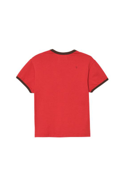 ZARA X BENITO ANTONIO ФУТБОЛКА УКОРОЧЕННОГО КРОЯ С КОРОТКИМИ РУКАВАМИ, КРАСНЫЙ