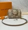Сумка Louis Vuitton Speedy с плечевым ремнем серый/кремовый