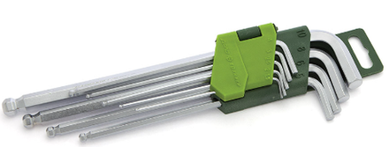 ДТ Набор ключей шестигран. 9шт. длинные с шаром (10/40шт)