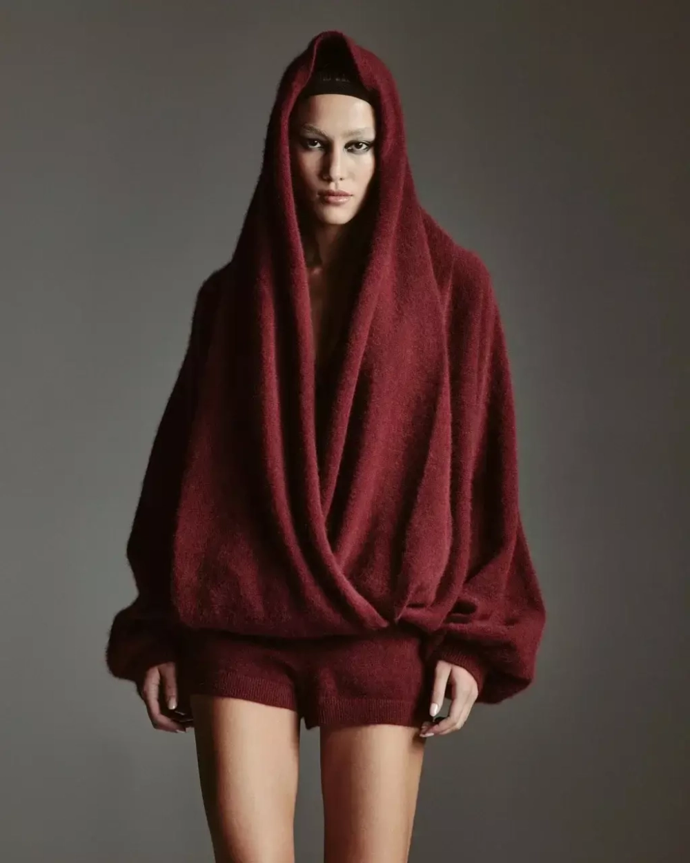 Джемпер Лиса М, Бордовый