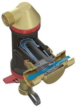 Сепаратор воздуха и шлама Flamcovent Clean Smart 1" (арт. FL 30043)