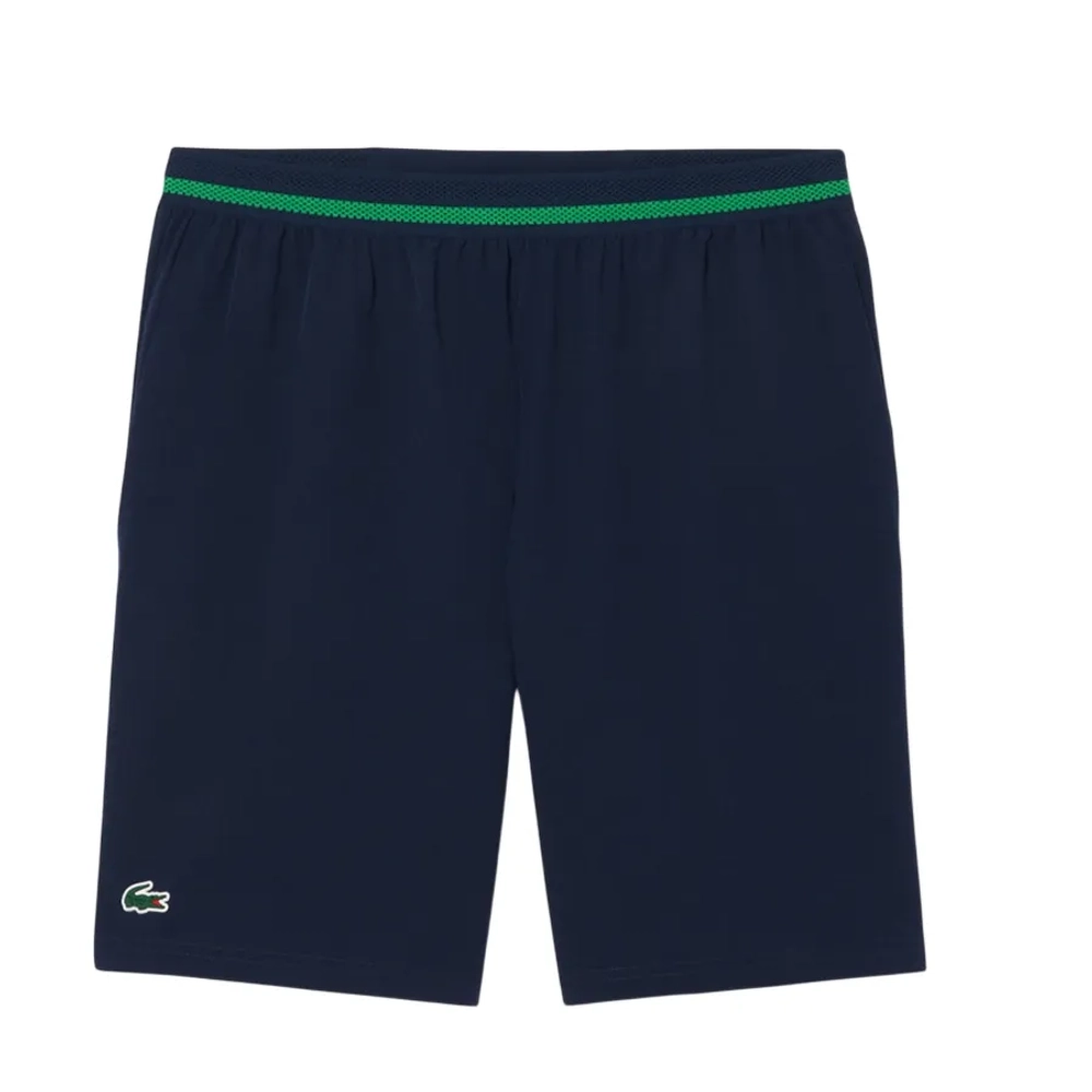 Мужские теннисные шорты Lacoste Tennis X Novak Djokovic - navy blue/calathea