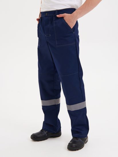 Костюм "Корпус" брюки (синий/черный/василек)