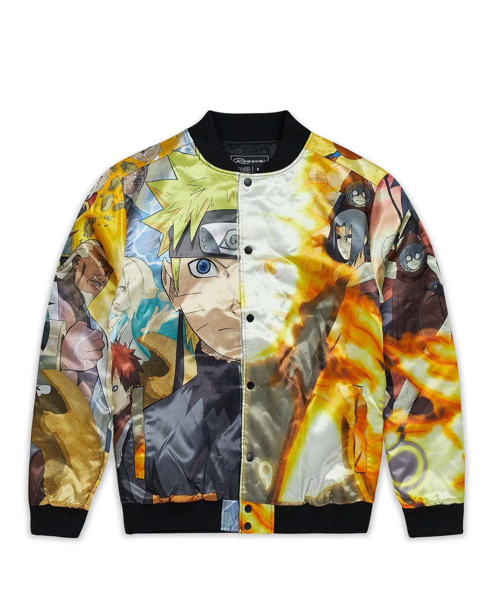 Бомбер REASON Naruto Allover Print Satin