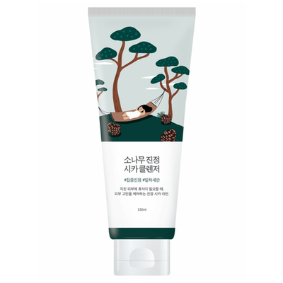 Пенка с экстрактом сосны и центеллы для проблемной кожи Round Lab Pine Calming Cica Cleanser 150 мл