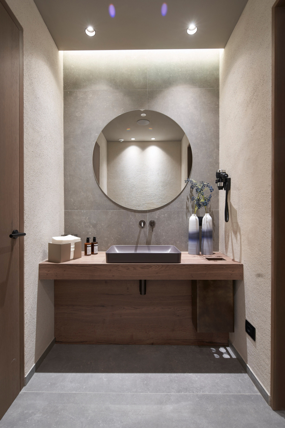 Смеситель Gessi316, однорычажный, на 1 выход, встраиваемый, ⌀65хh114 мм, внешняя часть, цвет Steel Brushed