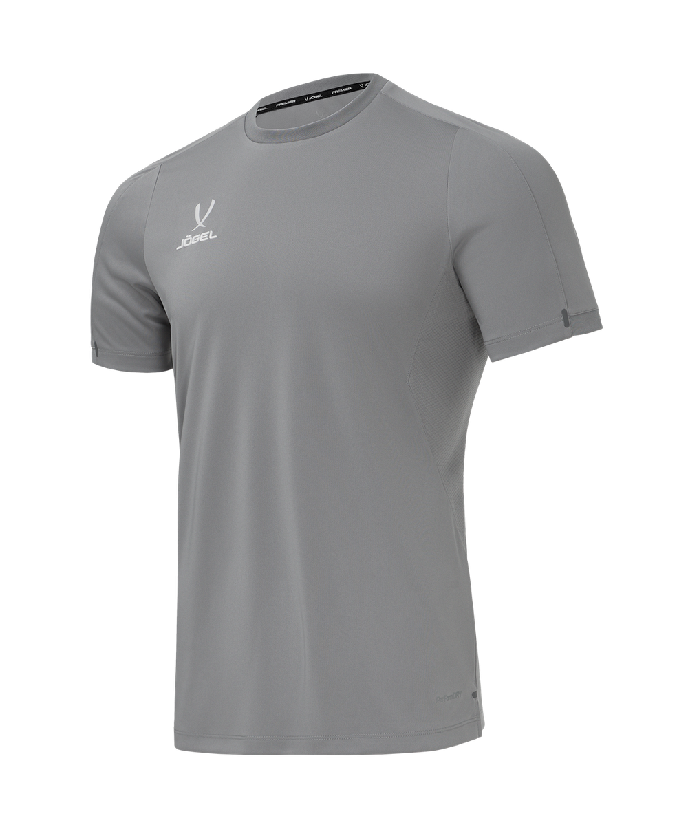 Футболка тренировочная JÖGEL PREMIER PerFormDRY Training Poly Tee, серый