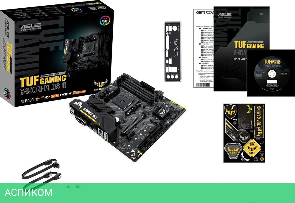 Материнская плата ASUS TUF Gaming B450M-Plus II DDR4