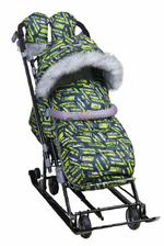 Коляска комбинированная «Ника Детям 7-8S» спортивный лимонный (арт. НД7-8S/4)