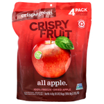 Crispy Green, Crispy Fruit, полностью яблоко, 4 пакетика по 15 г (0,53 унции)