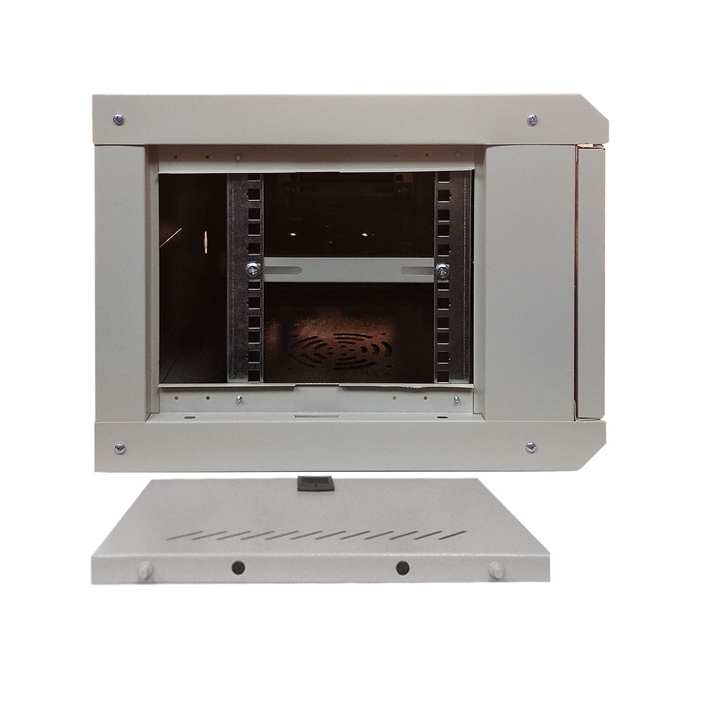 Шкаф настенный 6U ST-NC6U01 (СЕРЫЙ) С ПОЛКОЙ