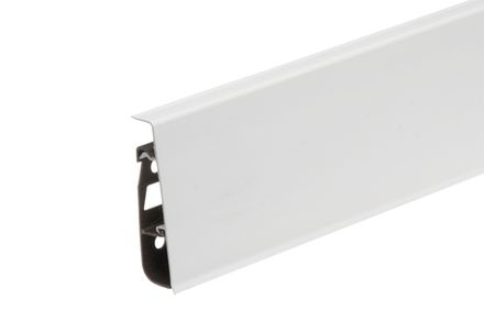 Плинтус Cezar Hi-Line M089 Белый матовый, 2500x75x22 мм