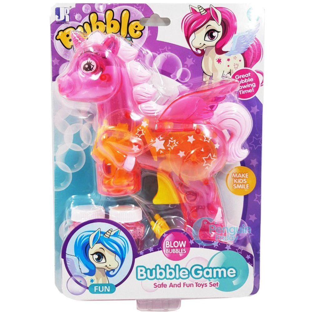 Пистолет для мыльных пузырей Единорог