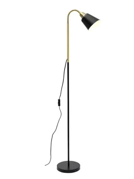 Торшер напольный с гибкой стойкой и абажуром