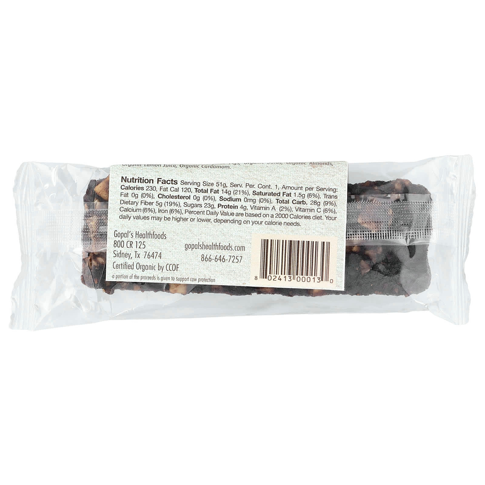 Gopal's, Rawma Bar®, грецкий орех и инжир, 51 г (1,8 унции)