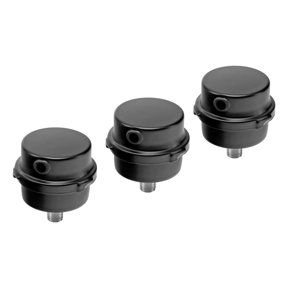 Компрессор безмасляный, малошумный  DLS 2250/100, 2250 Вт, 3x750, 100 л, 410 л/мин блок управления/ Denzel