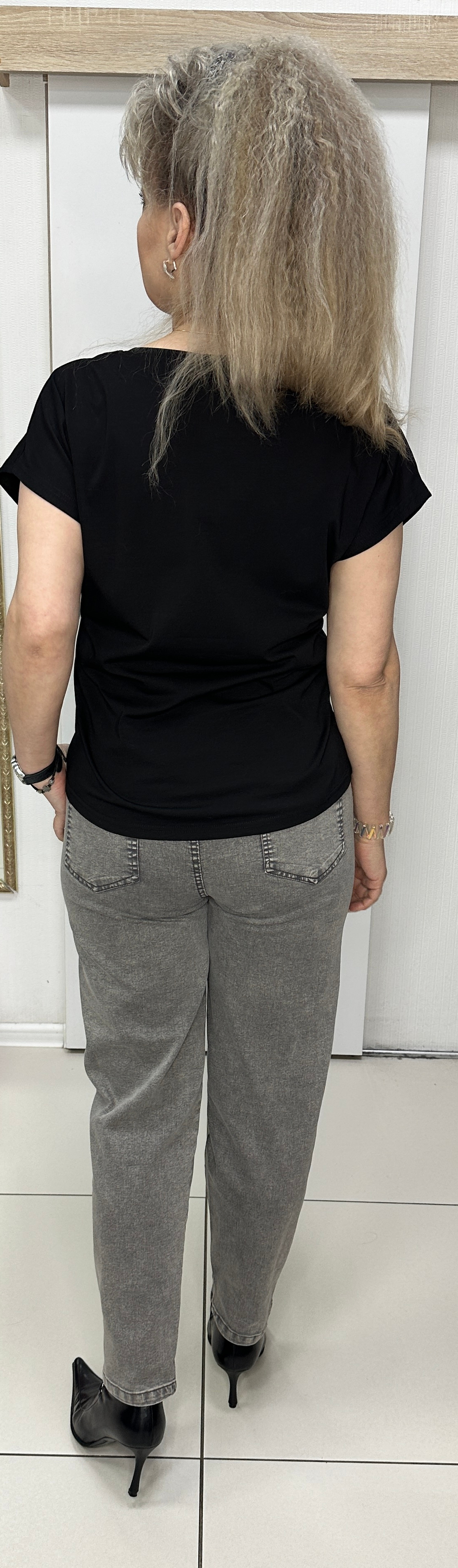 Весенне-летние брюки с двойной от строчкой лампас