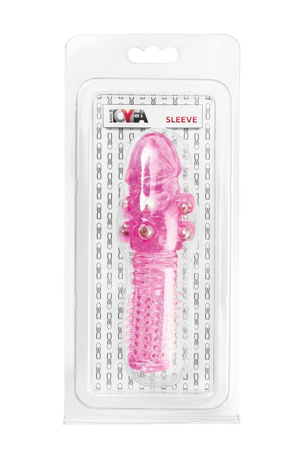 Насадка на член розовая 13,5 см