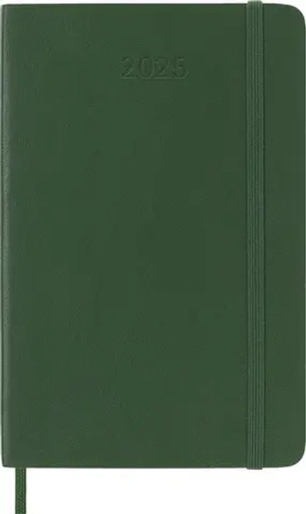 Ежедневник на 2025 год Moleskine Classic Soft (DSK1512DC2) 9х14см мягкая обложка зеленый