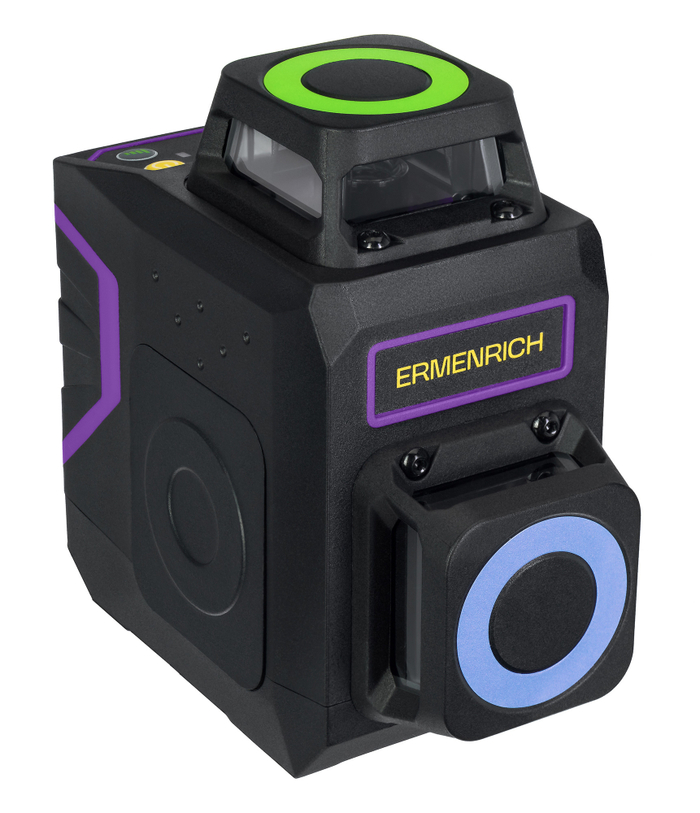 Лазерный уровень Ermenrich LV40 PRO, фиолетовый