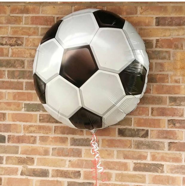 AN Шар круг 18" / 46 см "Мяч футбольный" (БГ-15)