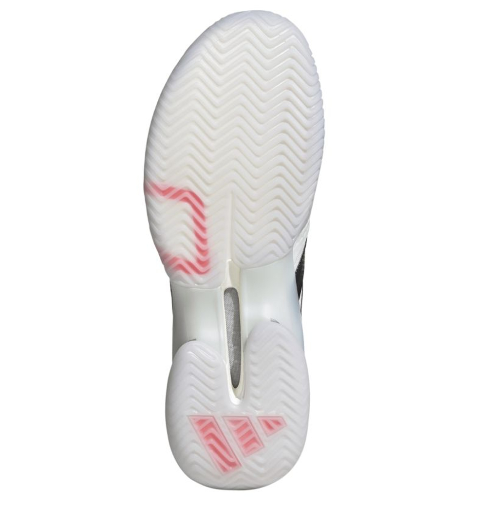 Мужские кроссовки теннисные Adidas Barricade 14 M Wide - cloud white/core black/lucid red