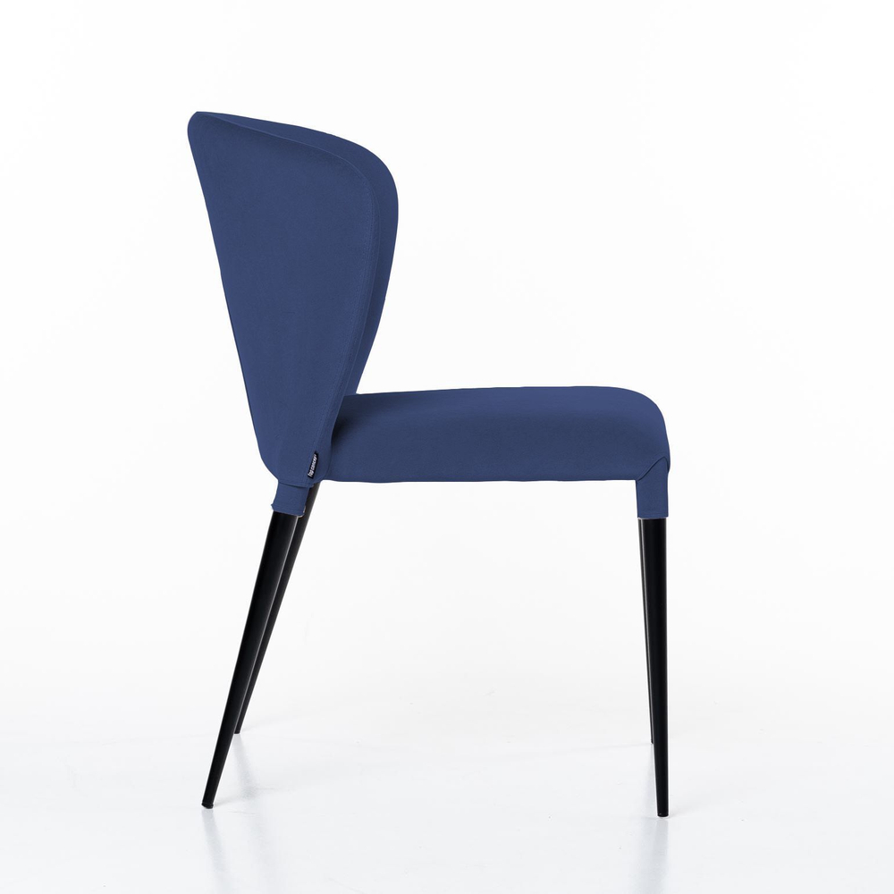 Стул Albert (Альберт), бархат синий 29