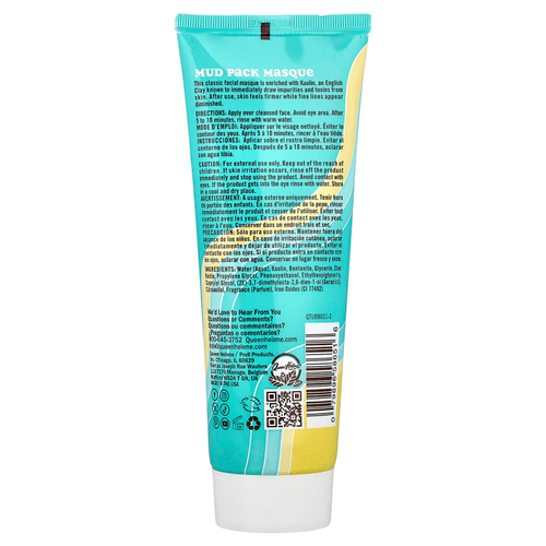 Queen Helene, Mud Pack®, маска для выведения токсинов, 227 г (8 унций)