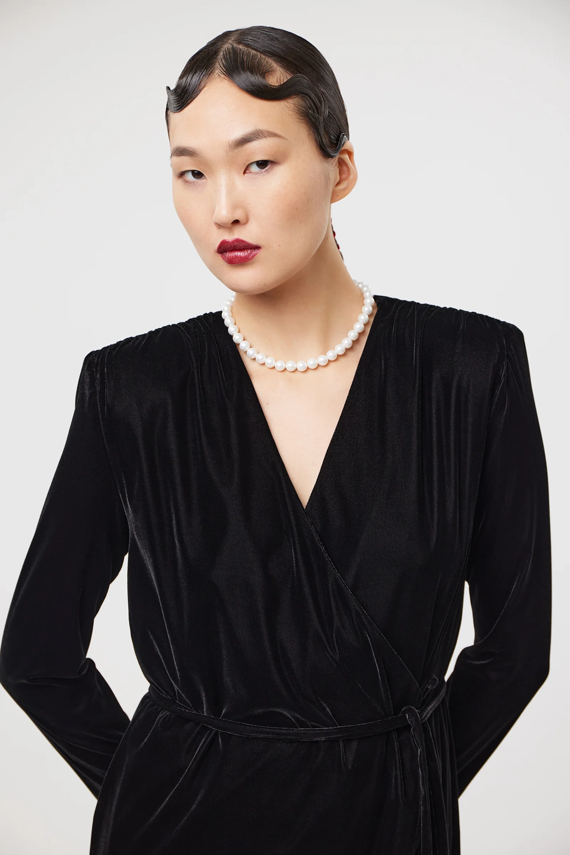 Платье с шелком