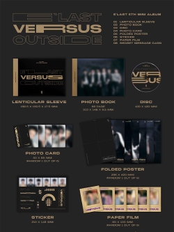 Альбом E'LAST - VERSUS 5th Mini Album RANDOM Version