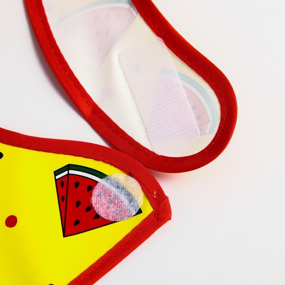 7127787 Нагрудник детский «Арбузики», на липучке, с карманом