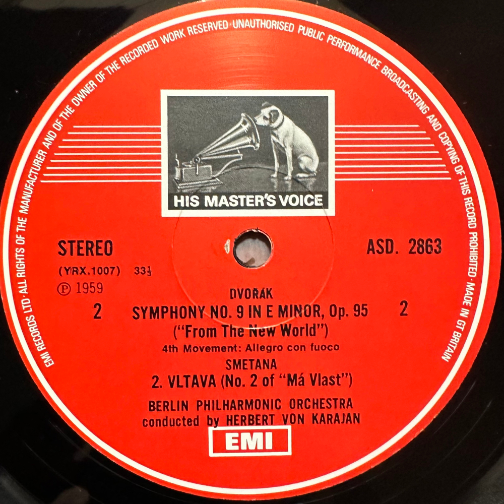 Дворжак - Из нового света / Сметана - Влтава (Англия 1973г.)