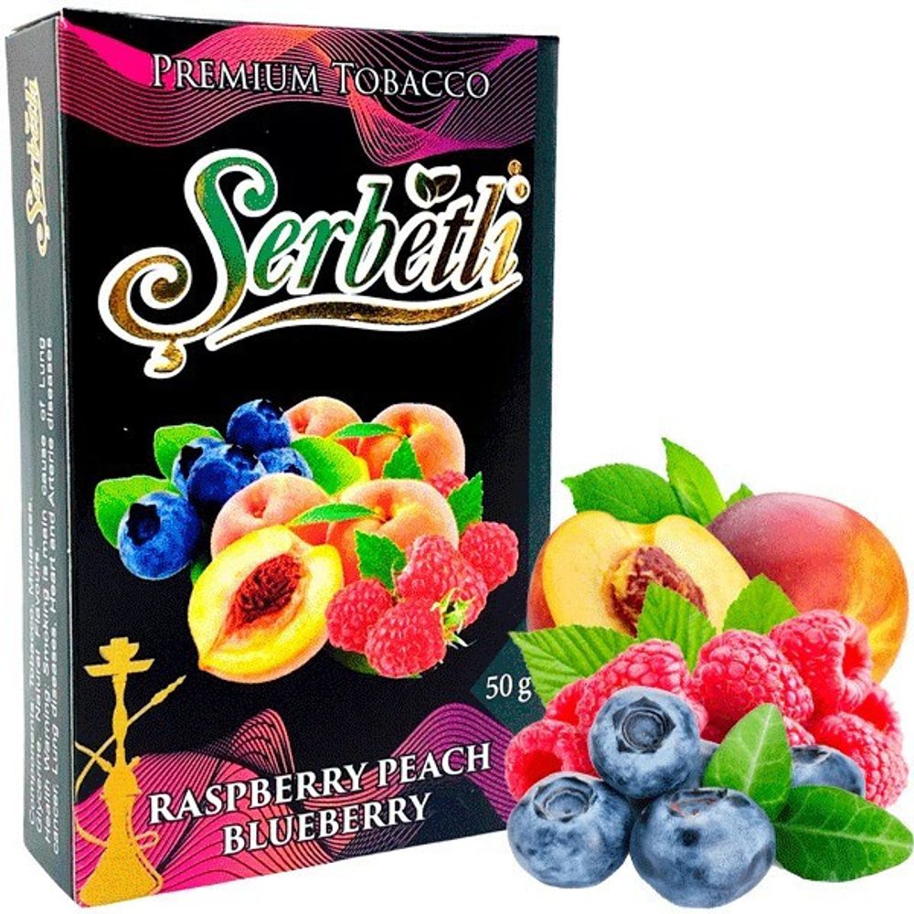 Serbetli - Raspberry Peach Blueberry (50g)