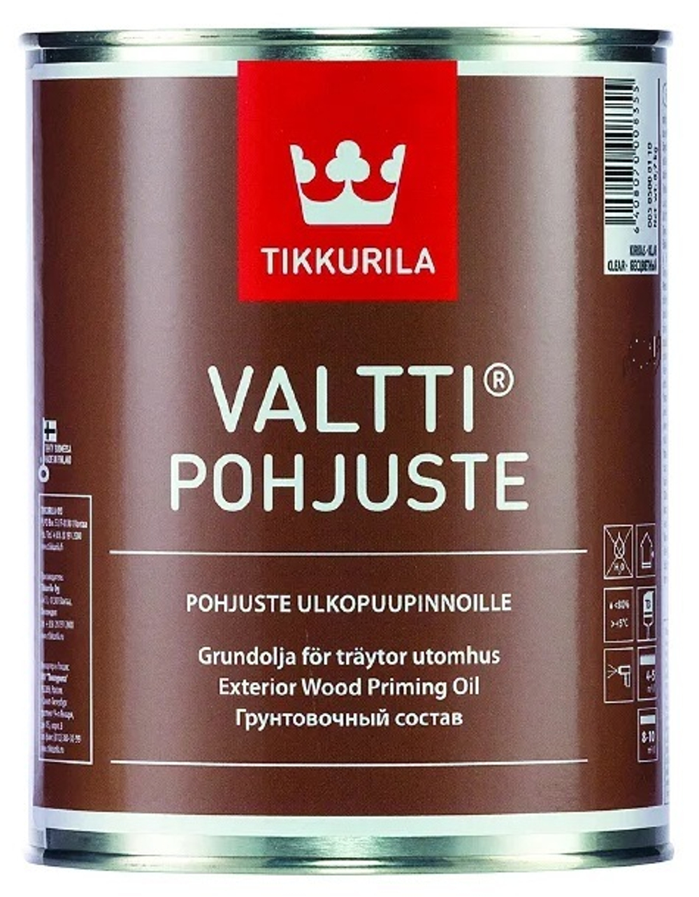 TIKKURILA  WALTI  PRIMER  грунт-антисептик 0,9 л