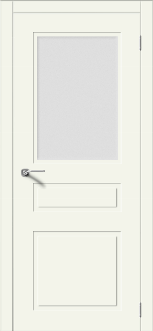 Трио-Н / Цвет РАЛ 9010 / Остекление "Белое матовое Кристалл" / Двери Верда