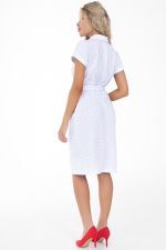 Платье Идеальное лето (горошки,вайт) платье Diolche (Акция)