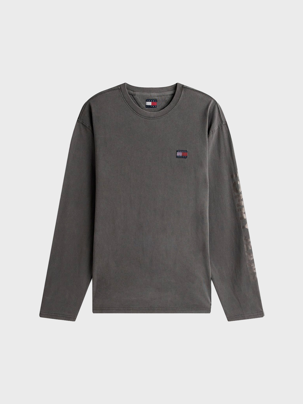 Лонгслив Tommy Jeans Badge Washed Black