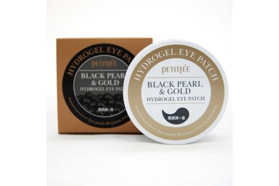 Göz üçün hidrogel patç \ Гидрогелевые патчи для глаз Petitfee Black Pearl & Gold