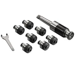 Патрон резьбонарезной КМ2 с набором головок предохранительных М3-М12 из 7 шт., тип GT12, DIN 371/376