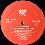 Elvis Presley ‎– 16 Superhits Of The Sixties (Франция 1988г.)