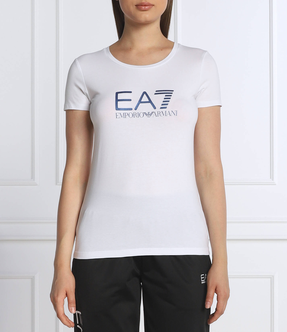 футболка EA7 - белый(8NTT66 TJFKZ)