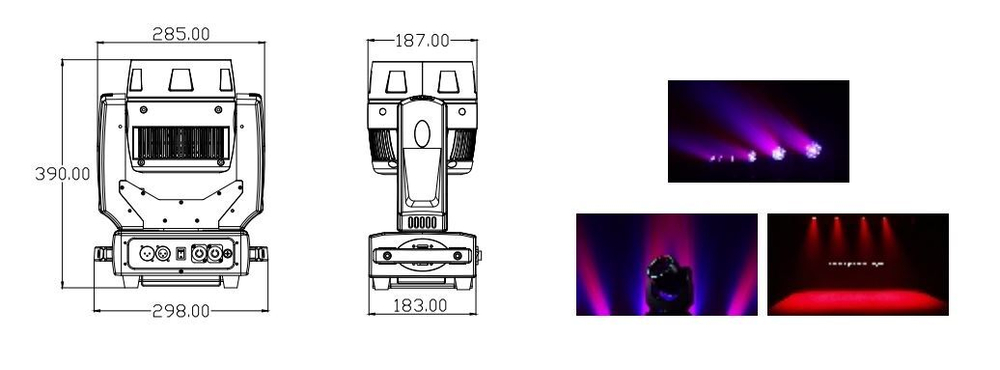 W13 6X40W +60W FX WASH ZOOM