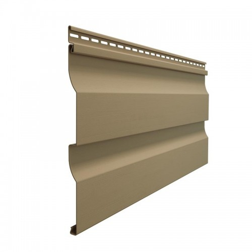 Сайдинг Виниловый Docke D4,5D PREMIUM Корабельный Брус Капучино