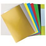 Картон цветной А4 МЕЛОВАННЫЙ (глянцевый) ВОЛШЕБНЫЙ, 7 листов, 7 цветов, в папке, ЮНЛАНДИЯ, 200х290 мм, "Рыбка", 111315