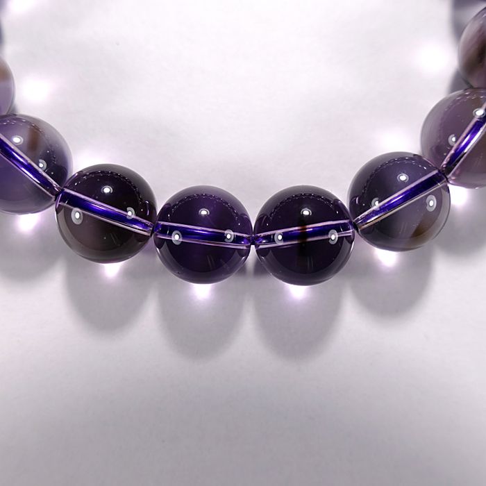 Бусина из аметиста лавандового, класс Extra, шар гладкий 12 мм